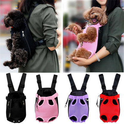 Adjustable Cat Carrier Bag Pet Double Shoulder Backpack Portable Bag Outdoor Travel Camping Hiking Pet Puppies Carrier Backpack