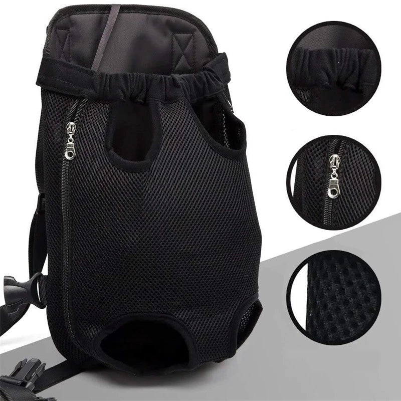 Adjustable Cat Carrier Bag Pet Double Shoulder Backpack Portable Bag Outdoor Travel Camping Hiking Pet Puppies Carrier Backpack